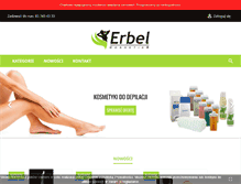 Tablet Screenshot of erbel.pl